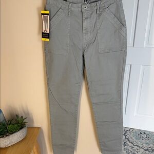 Banana Republic high rise gray twill pants